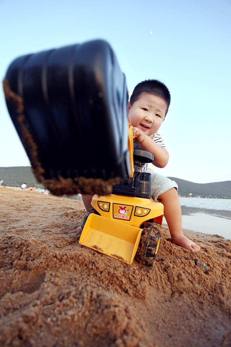 挖掘机技术哪家强!? - 人像, 儿童, 小清新, 抓拍