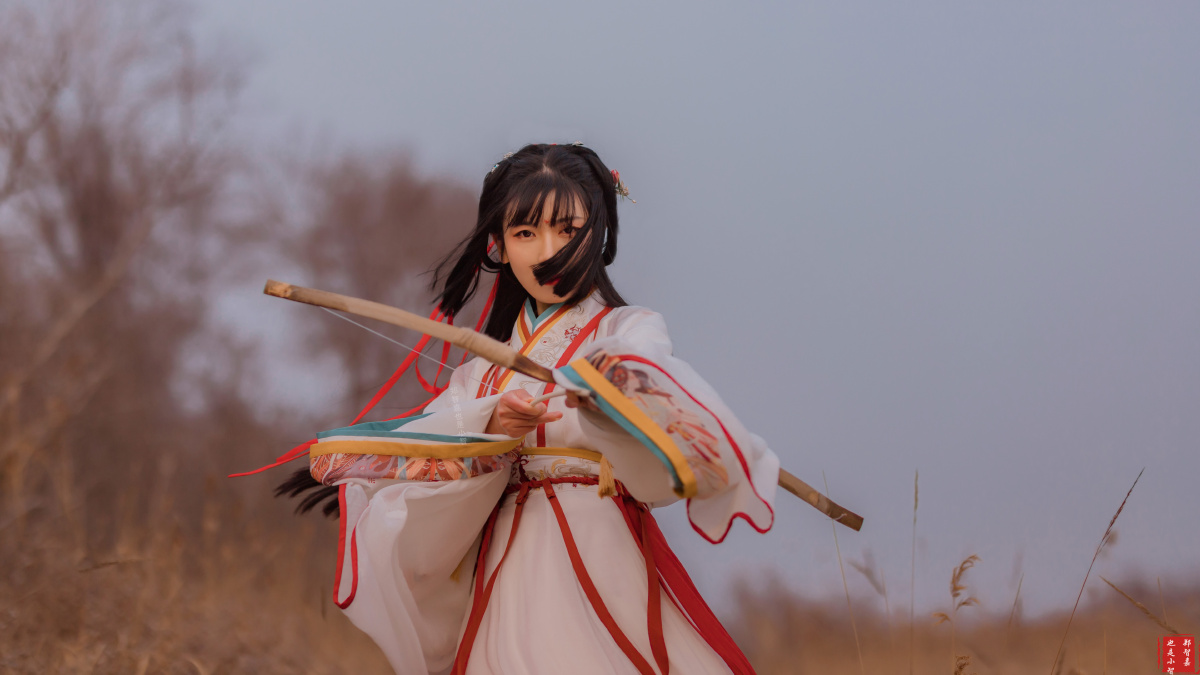 汉服写真巫女大人是来守护你的吗出镜造型