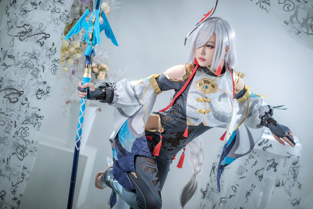 原神cosplay申鹤
