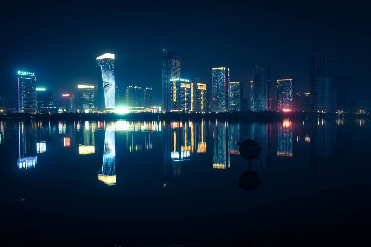 合肥城市的夜晚