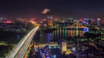 白沙半岛夜景